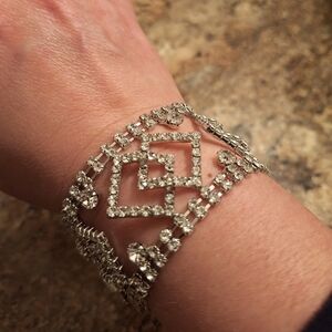 Cache Silver Diamond Bracelet